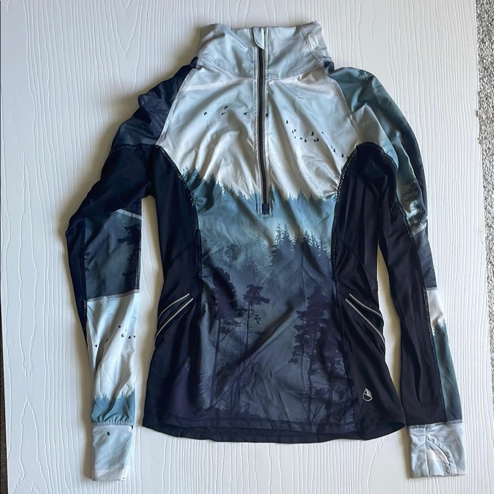 Black and Gray Athletic Jacket with Structured Shoulders